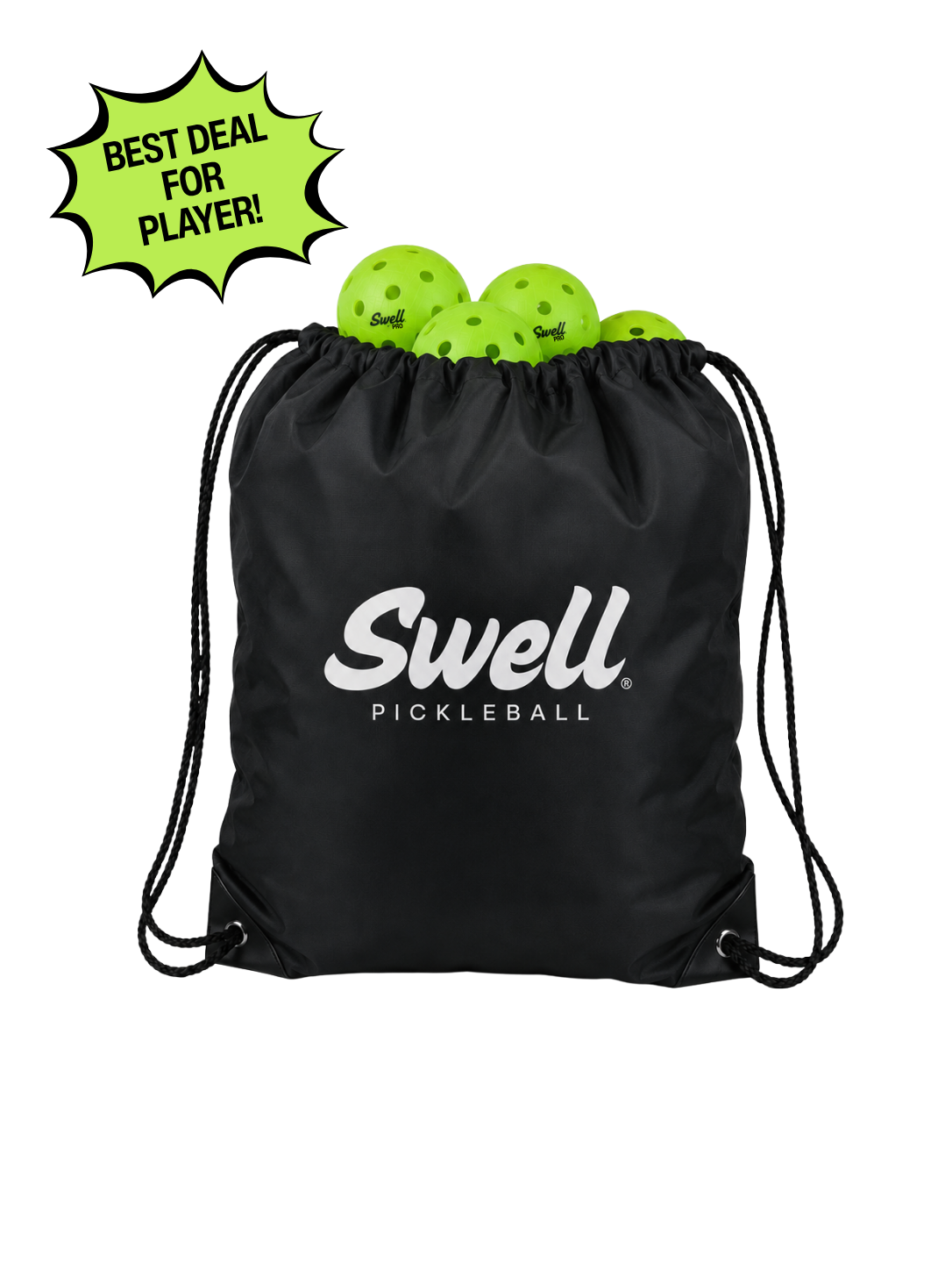 12- Pack Bag of Swell PRO Pickleballs **BEST DEAL FOR INDIVIDUAL PLAYERS!**