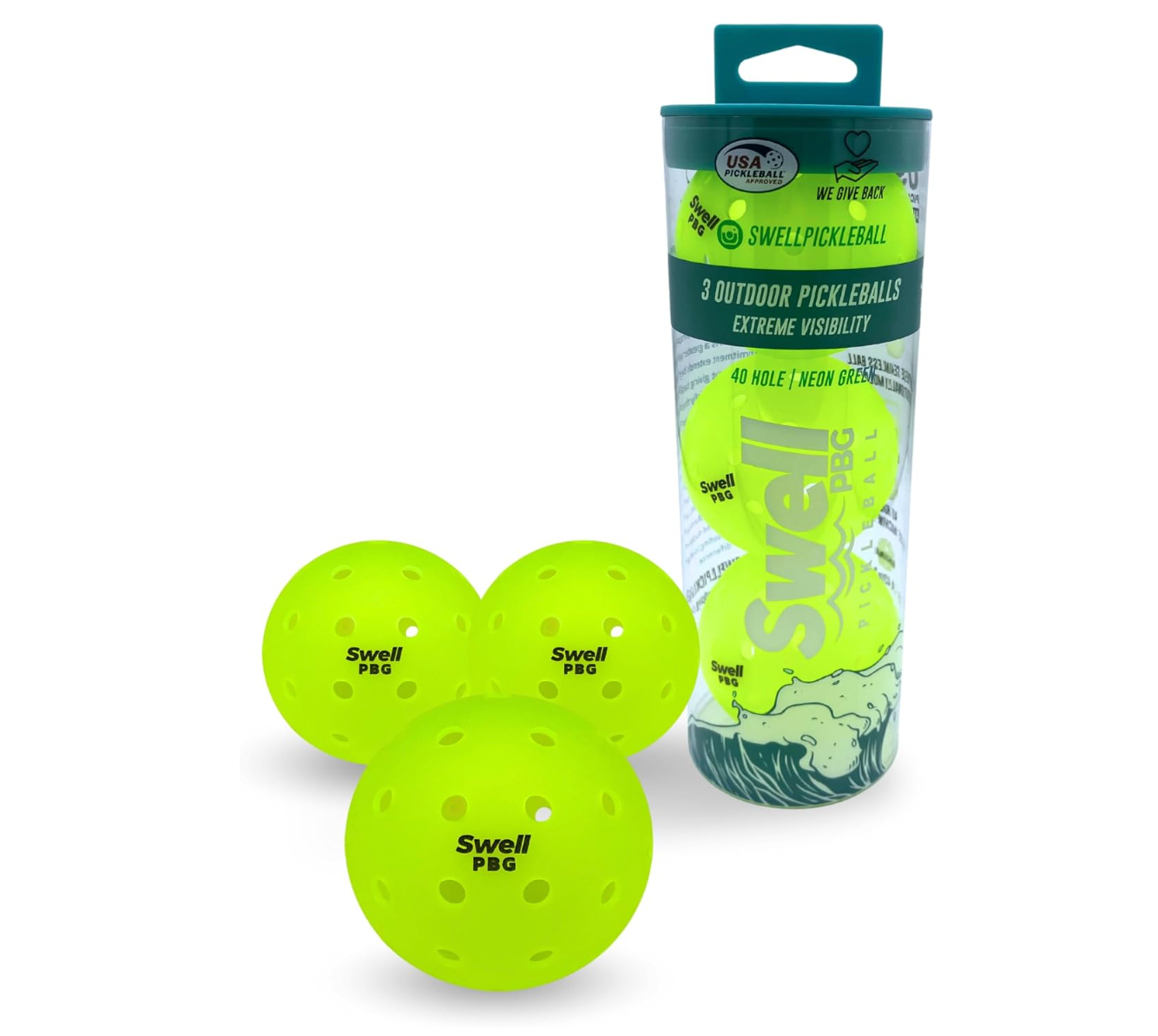 3-Pack Pickleballs
